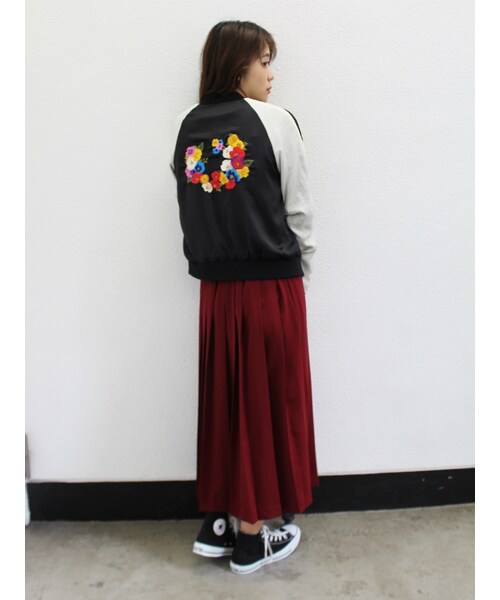 jouetie（ジュエティ）の「【WEB限定】スワロー刺繍スカジャン