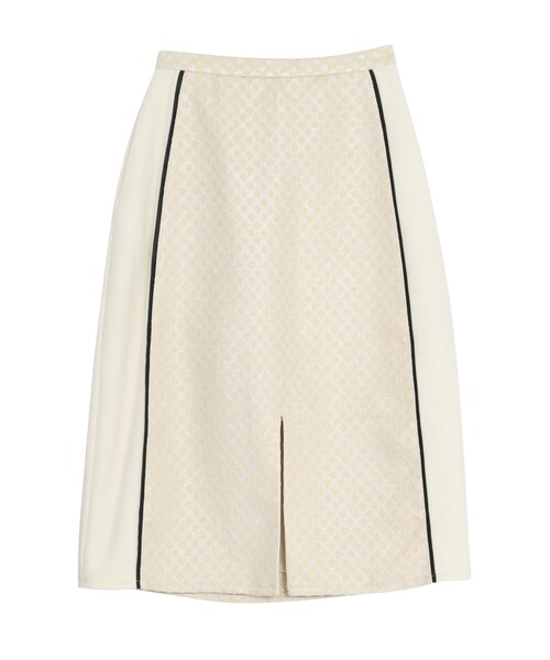 merry jenny（メリージェニー）の「キラキラドットスリットスカート（スカート・レディース・ブラック/イエロー・F）」の2枚目の写真