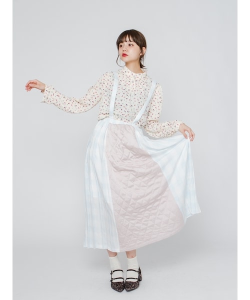 merry jenny(メリージェニー)の「ときめきサススカート(スカート・レディース・オフホワイト/ベージュ・F)」の4枚目の写真