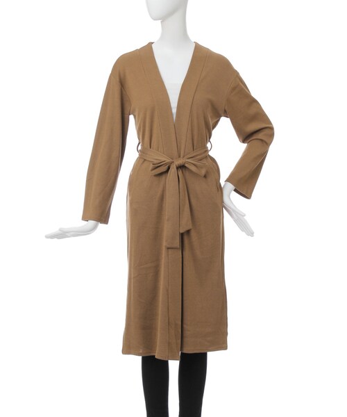 MURUA(ムルーア)の「ロングガウンコート(ジャケット/アウター・レディース・グレー/ブラック/キャメル・F)」の3枚目の写真