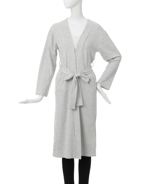 MURUA(ムルーア)の「ロングガウンコート(ジャケット/アウター・レディース・グレー/ブラック/キャメル・F)」の2枚目の写真