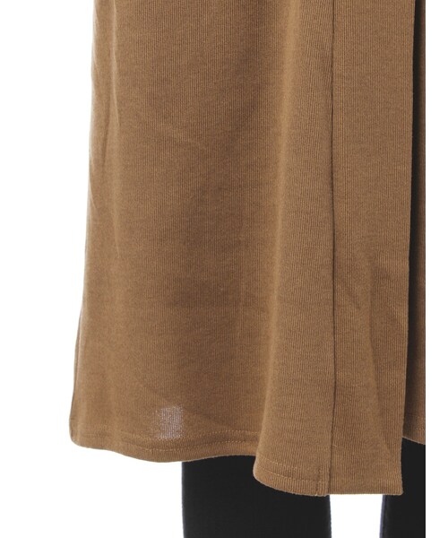 MURUA(ムルーア)の「ロングガウンコート(ジャケット/アウター・レディース・グレー/ブラック/キャメル・F)」の9枚目の写真