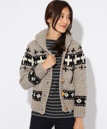 niko and（ニコアンド）の「ペルーハンドカウチンニット（）」 - WEAR