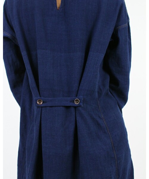 45R(フォーティファイブアール)の「藍カディシャツデニムワンピース(ワンピース/ドレス・レディース・藍・2-M/3-L)」の14枚目の写真