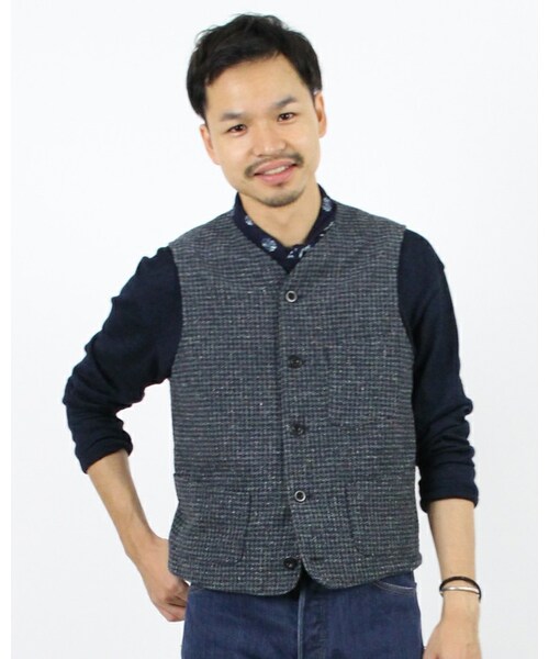 45R（フォーティファイブアール）の「コットンツィードベスト（）」 - WEAR