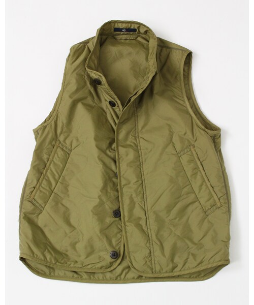 45R（フォーティファイブアール）の「ナイロンキルトライナーベスト（ジャケット/アウター・メンズ・アイスグレー/エンジ/キンチャ/チャコールグレー・2-S/3-M/4-L/5-XL）」の3枚目の写真