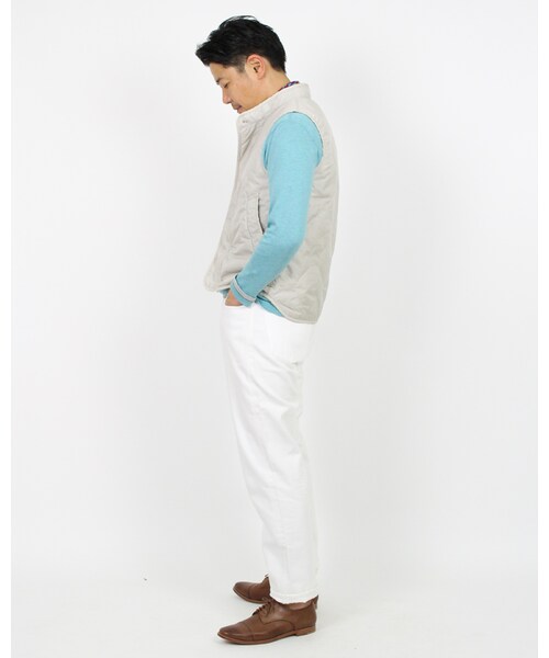 45R（フォーティファイブアール）の「ナイロンキルトライナーベスト（ジャケット/アウター・メンズ・アイスグレー/エンジ/キンチャ/チャコールグレー・2-S/3-M/4-L/5-XL）」の10枚目の写真