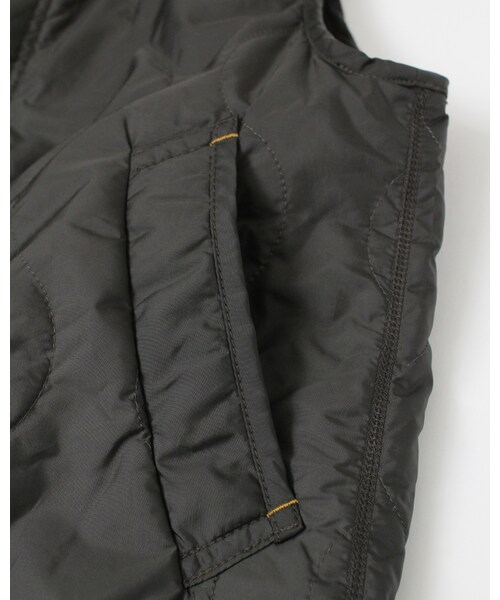 45R（フォーティファイブアール）の「ナイロンキルトライナーベスト（ジャケット/アウター・メンズ・アイスグレー/エンジ/キンチャ/チャコールグレー・2-S/3-M/4-L/5-XL）」の19枚目の写真