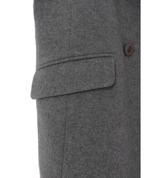 31 Sons de mode（トランテアン　ソン　ドゥ　モード）の「≪新作≫スヌード付チェスターコート《予約アイテム》（ジャケット/アウター・レディース・グレー/キャメル/サックスブルー・36/38）」の6枚目の写真