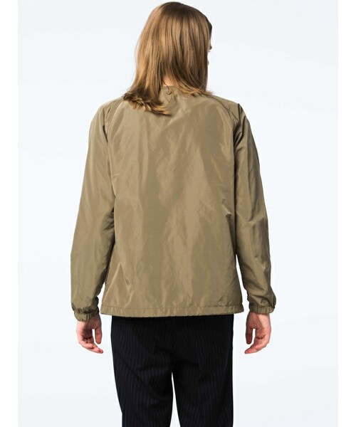 koe（コエ）の「ノーカラーコーチジャケット（ジャケット/アウター・メンズ・ベージュ/カーキ/ネイビー・S/M/L/LL）」の7枚目の写真