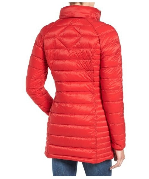 CANADA GOOSE(カナダグース)の「Canada Goose 'Brookvale' Hooded Quilted Down Coat(ジャケット/アウター・レディース・Gray/Red・Regular Large/Regular Medium/Regular Small/Regular X-Large/Regular X-Small)」の3枚目の写真