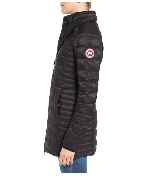 CANADA GOOSE(カナダグース)の「Canada Goose 'Brookvale' Hooded Quilted Down Coat(ジャケット/アウター・レディース・Gray/Red・Regular Large/Regular Medium/Regular Small/Regular X-Large/Regular X-Small)」の8枚目の写真