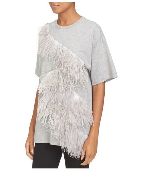 N°21（ヌメロ ヴェントゥーノ）の「N°21 Ostrich Feather Trim Cotton  