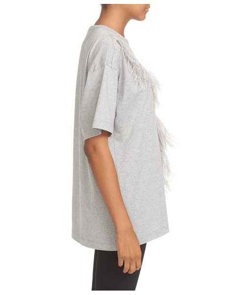 N°21（ヌメロ ヴェントゥーノ）の「N°21 Ostrich Feather Trim Cotton  