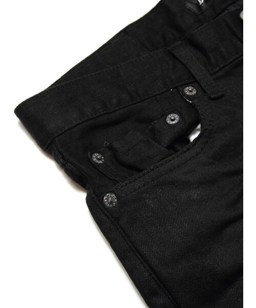 JACKROSE（ジャックローズ）の「BKダメージリメイクストレッチパンツ（パンツ・メンズ・ブラック・S/M/L/XL）」の6枚目の写真