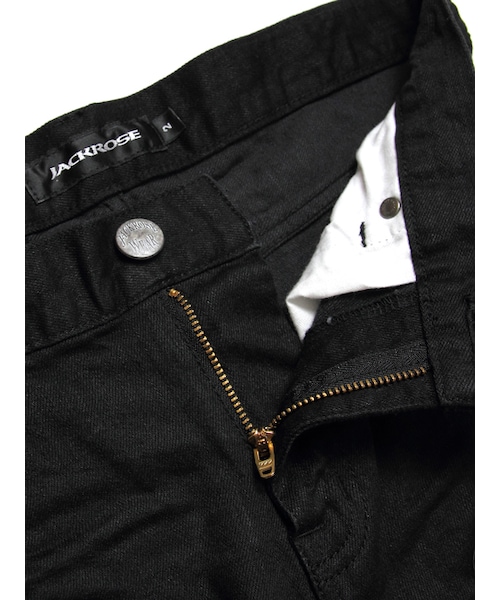 JACKROSE（ジャックローズ）の「BKダメージリメイクストレッチパンツ（パンツ・メンズ・ブラック・S/M/L/XL）」の5枚目の写真