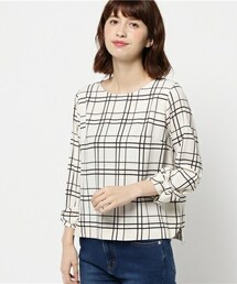 INTERPLANET WINGS | ストレッチジョーゼットチュニックBL(シャツ/ブラウス)