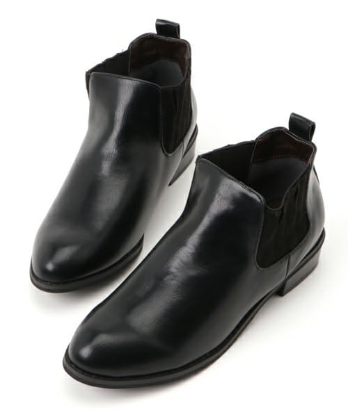 archives（アルシーヴ）の「サイドゴアショートブーツ（ブーツ・レディース・ブラック/ダークブラウン/カーキ・MEDIUM/LARGE）」の7枚目の写真