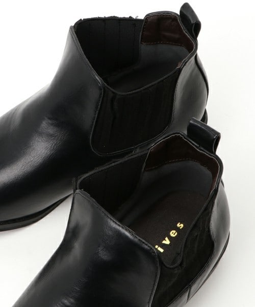 archives（アルシーヴ）の「サイドゴアショートブーツ（ブーツ・レディース・ブラック/ダークブラウン/カーキ・MEDIUM/LARGE）」の9枚目の写真