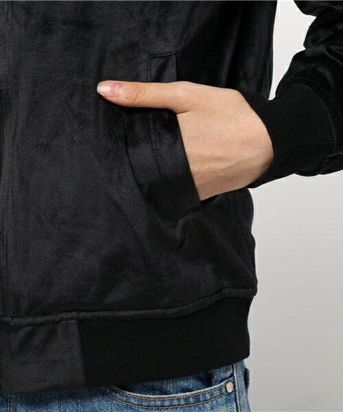 archives（アルシーヴ）の「ベロアMA-1ブルゾン（ブルゾン・レディース・ブラック/ワイン・MEDIUM）」の8枚目の写真