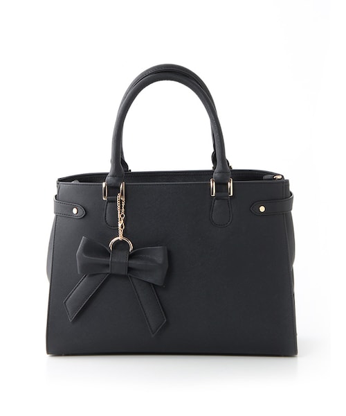 Honeys（ハニーズ）の「PVCリボン付A4Bag（バッグ）」 - WEAR