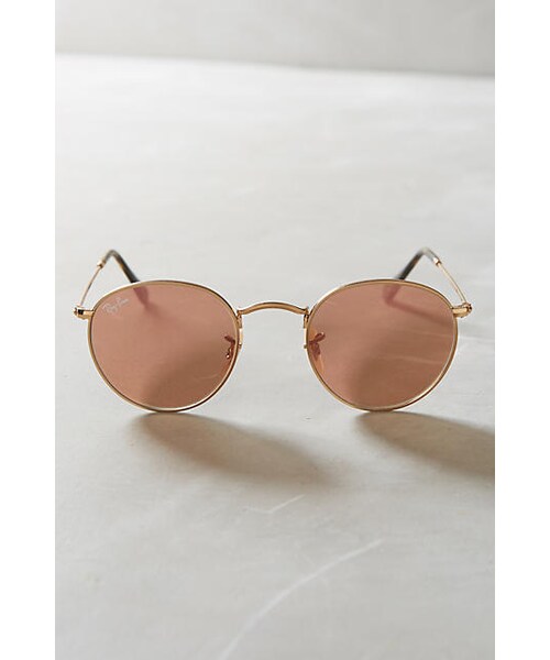 Ray-Ban（レイバン）の「Ray-Ban Classic Round Sunglasses（サングラス・レディース・Blue/Pink・One Size）」の2枚目の写真