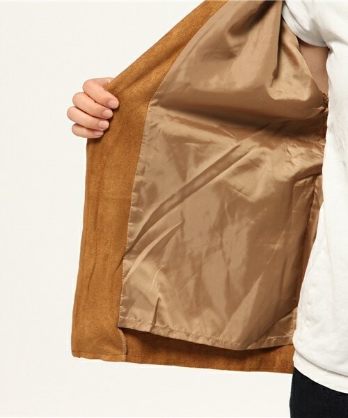 archives（アルシーヴ）の「フェイクスエードカーディガン（その他アウター・レディース・ベージュ/カーキ/キャメル・MEDIUM）」の9枚目の写真