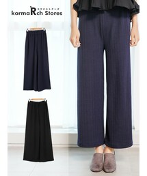 KORMARCH | 大人カジュアル素材ワイドパンツ(その他パンツ)