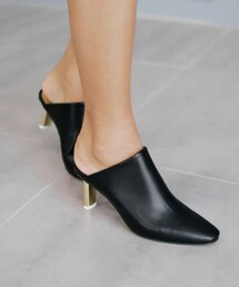 DHOLIC | ユニークポールヒールミュール(パンプス)