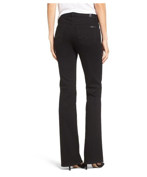 7 For All Mankind(セブンフォーオールマンカインド)の「7 For All Mankind ® 'Kimmie' Bootcut Jeans (Washed Overdyed Black)(デニムパンツ・レディース・Black・Regular 23/Regular 24/Regular 25/Regular 26/Regular 27/Regular 28/Regular 29/Regular 30/Regular 31/Regular 32)」の5枚目の写真