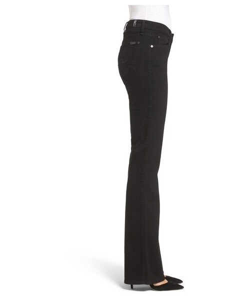 7 For All Mankind(セブンフォーオールマンカインド)の「7 For All Mankind ® 'Kimmie' Bootcut Jeans (Washed Overdyed Black)(デニムパンツ・レディース・Black・Regular 23/Regular 24/Regular 25/Regular 26/Regular 27/Regular 28/Regular 29/Regular 30/Regular 31/Regular 32)」の2枚目の写真