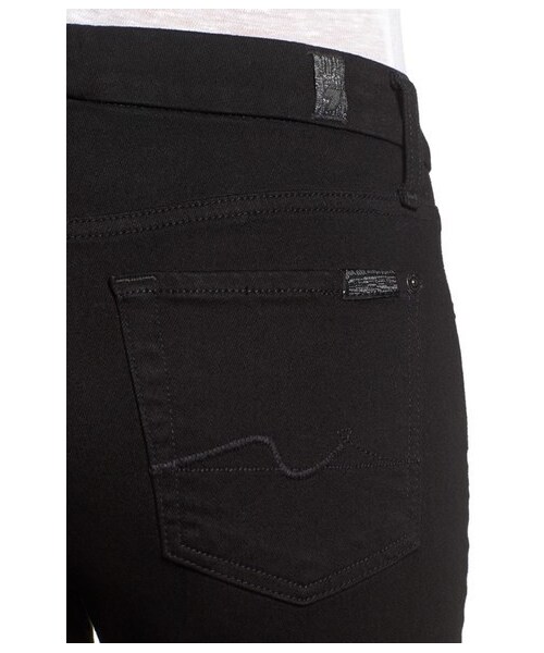 7 For All Mankind(セブンフォーオールマンカインド)の「7 For All Mankind ® 'Kimmie' Bootcut Jeans (Washed Overdyed Black)(デニムパンツ・レディース・Black・Regular 23/Regular 24/Regular 25/Regular 26/Regular 27/Regular 28/Regular 29/Regular 30/Regular 31/Regular 32)」の4枚目の写真