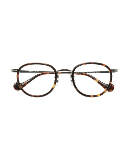 VIKTOR&ROLF（ヴィクター&ロルフ）の「ヴィクター&ロルフ 70-0140-11（メガネ・鼈甲・48□23-140）」の4枚目の写真
