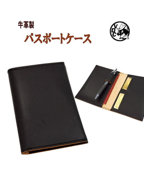 Handmade（ハンドメイド）の「革 牛革 本革 レザー パスポート