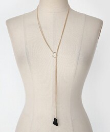 DHOLIC | タッセルポイントレイヤードネックレス(ネックレス)