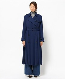 アキラナカ AKIRANAKA トレンチコート AKIRANAKA（アキラナカ）の「AKIRA NAKA プリーツトレンチコート