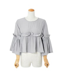 flower | flutter petal blouse ～ﾌﾗｯﾀｰﾍﾟﾀﾙﾌﾞﾗｳｽ(シャツ/ブラウス)