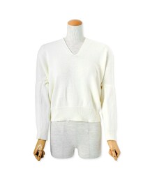 flower | unique v knit ～ユニークヴイニット(ニット/セーター)