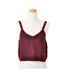 flower | warm mohair cami ～ウォームモヘアキャミ(ニット/セーター)