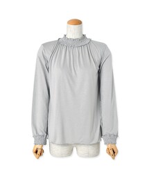 flower | rough shirring inner ～ﾗﾌｼｬｰﾘﾝｸﾞｲﾝﾅｰ(Tシャツ/カットソー)