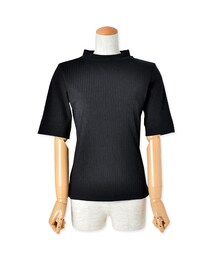 flower | simple rib PO ～ｼﾝﾌﾟﾙﾘﾌﾞﾌﾟﾙｵｰﾊﾞｰ(Tシャツ/カットソー)