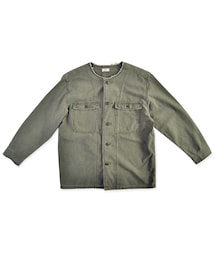 flower | nocollar fatigue shirts ～ﾉｰｶﾗｰﾌｧﾃｨｰｸﾞｼｬﾂ(ミリタリージャケット)