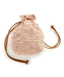 flower | ribbon tulle bag～リボンチュールバッグ(ハンドバッグ)