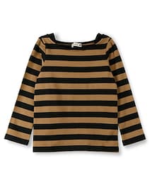 BRANSHES | キャミ重ね着風太ボーダー長袖Tシャツ(Tシャツ/カットソー)