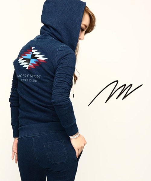 Moery Sport(モエリースポーツ)の「2016AWモエリースポーツ SURFセットアップレディース(セットアップ・レディース・インディゴ/ブラックデニム/杢グレー・XS/S/M/L)」の11枚目の写真
