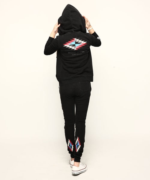 Moery Sport(モエリースポーツ)の「2016AWモエリースポーツ SURFセットアップレディース(セットアップ・レディース・インディゴ/ブラックデニム/杢グレー・XS/S/M/L)」の6枚目の写真