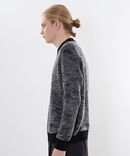 WRAPINKNOT（ラッピンノット）の「ジャカードニット ブラック（その他・メンズ・BLK/O.WHT・2/3）」の13枚目の写真