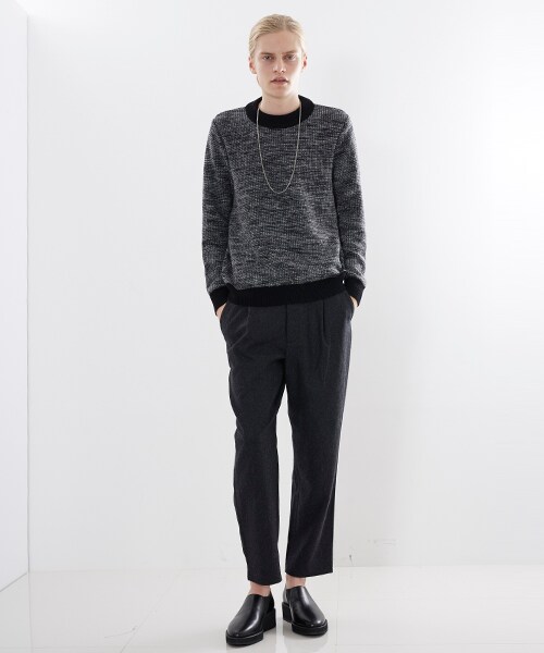 WRAPINKNOT（ラッピンノット）の「ジャカードニット ブラック（その他・メンズ・BLK/O.WHT・2/3）」の11枚目の写真