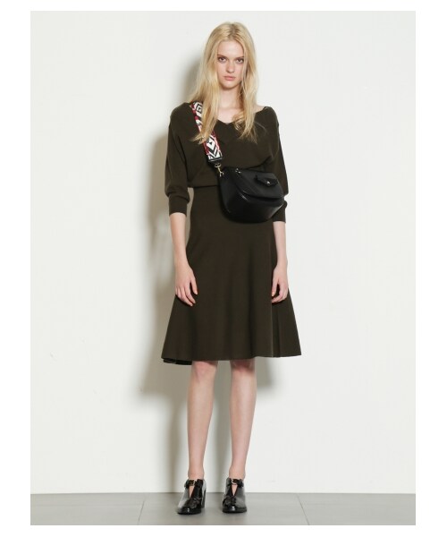 FRAY I.D（フレイアイディー）の「ヒールローファー（フラットシューズ・レディース・BLK/BLKxGLD・36/37/38）」の9枚目の写真