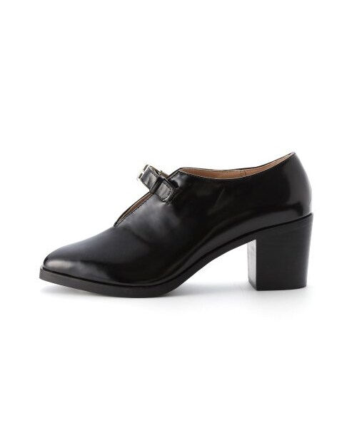 FRAY I.D（フレイアイディー）の「ヒールローファー（フラットシューズ・レディース・BLK/BLKxGLD・36/37/38）」の3枚目の写真